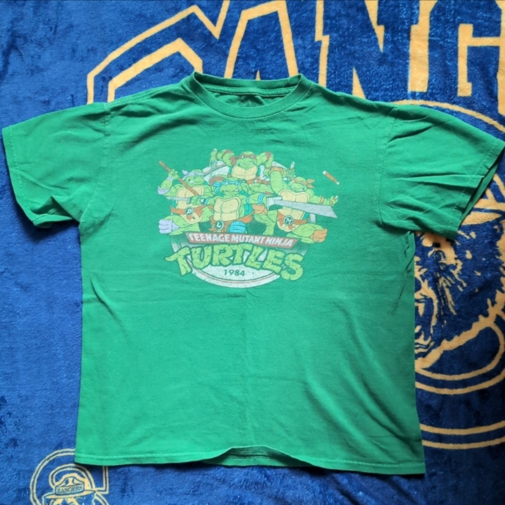 Vintage Green Teenage Mutant Ninja Turtles T-Shirt